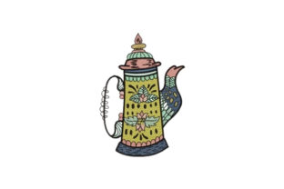 Lime Tea Pot: A Seasonal Embroidery Review