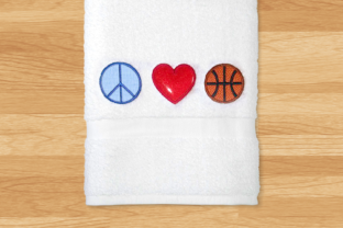 Review: Peace Love Basketball Applique for Merch