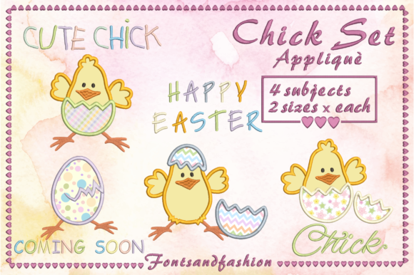Reviewing Chick Set Appliquè for Easter Collections