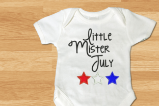 Reviewing Little Mister July Stars Applique for Etsy
