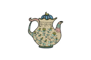 Reviewing the Flower Tea Pot Embroidery Design