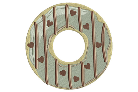 Reviewing the Green Dessert Donut Embroidery Design