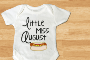 Reviewing the Little Miss August Hot Dog Applique